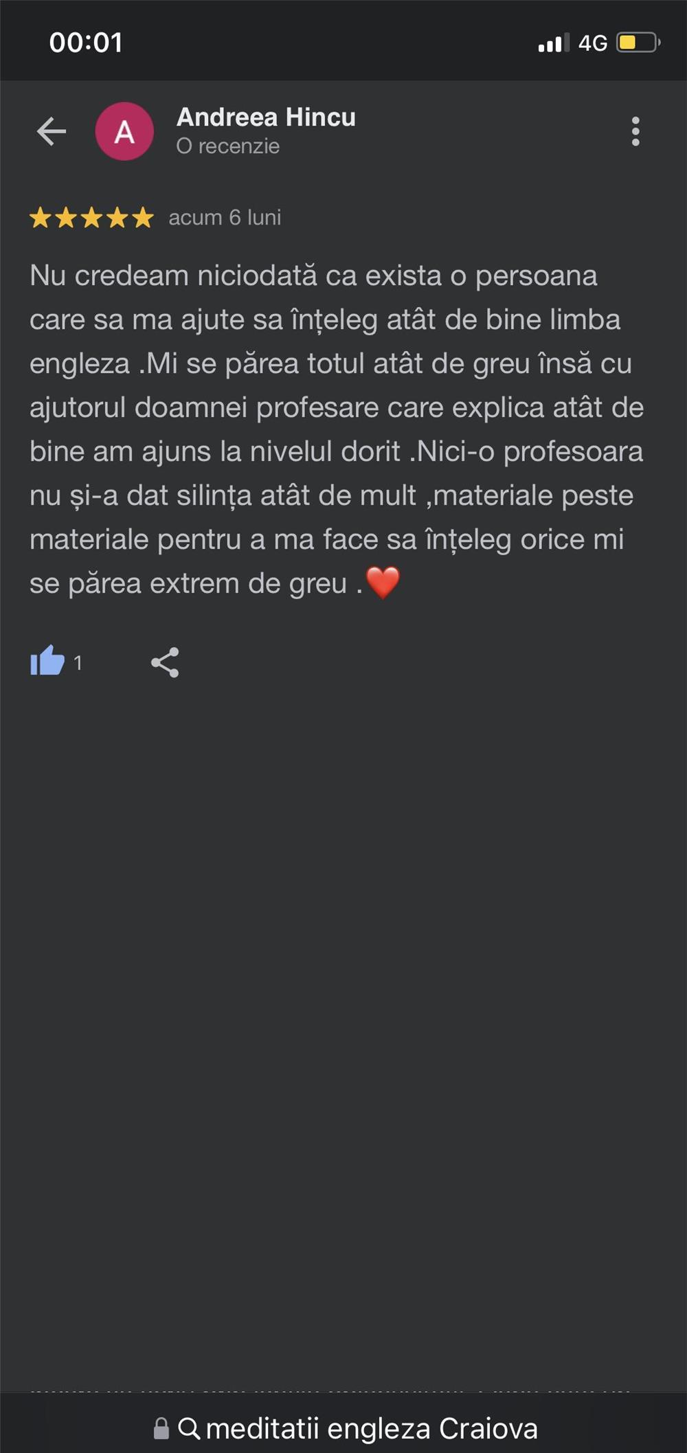 CURSURI PERSONALIZATE ENGLEZA