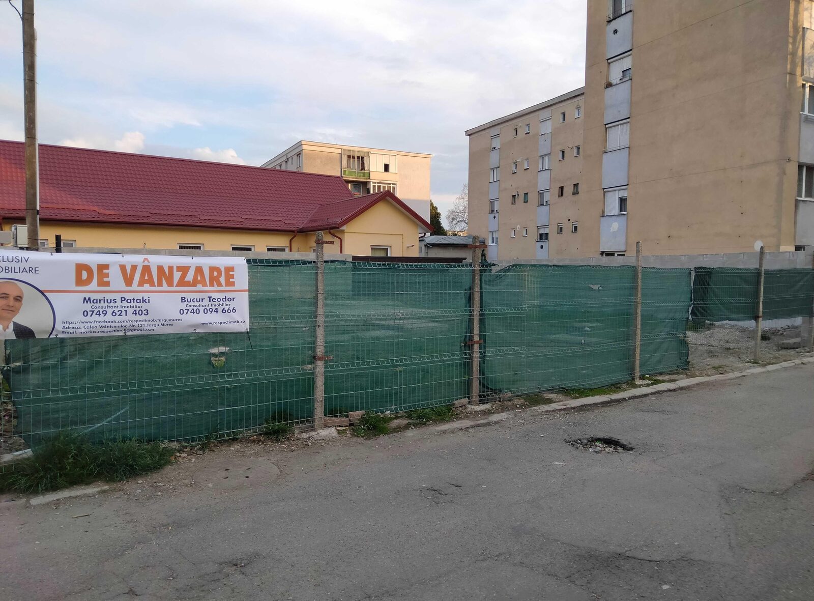 De inchiriat teren intravilan zona ultracentrala in Tarnaveni