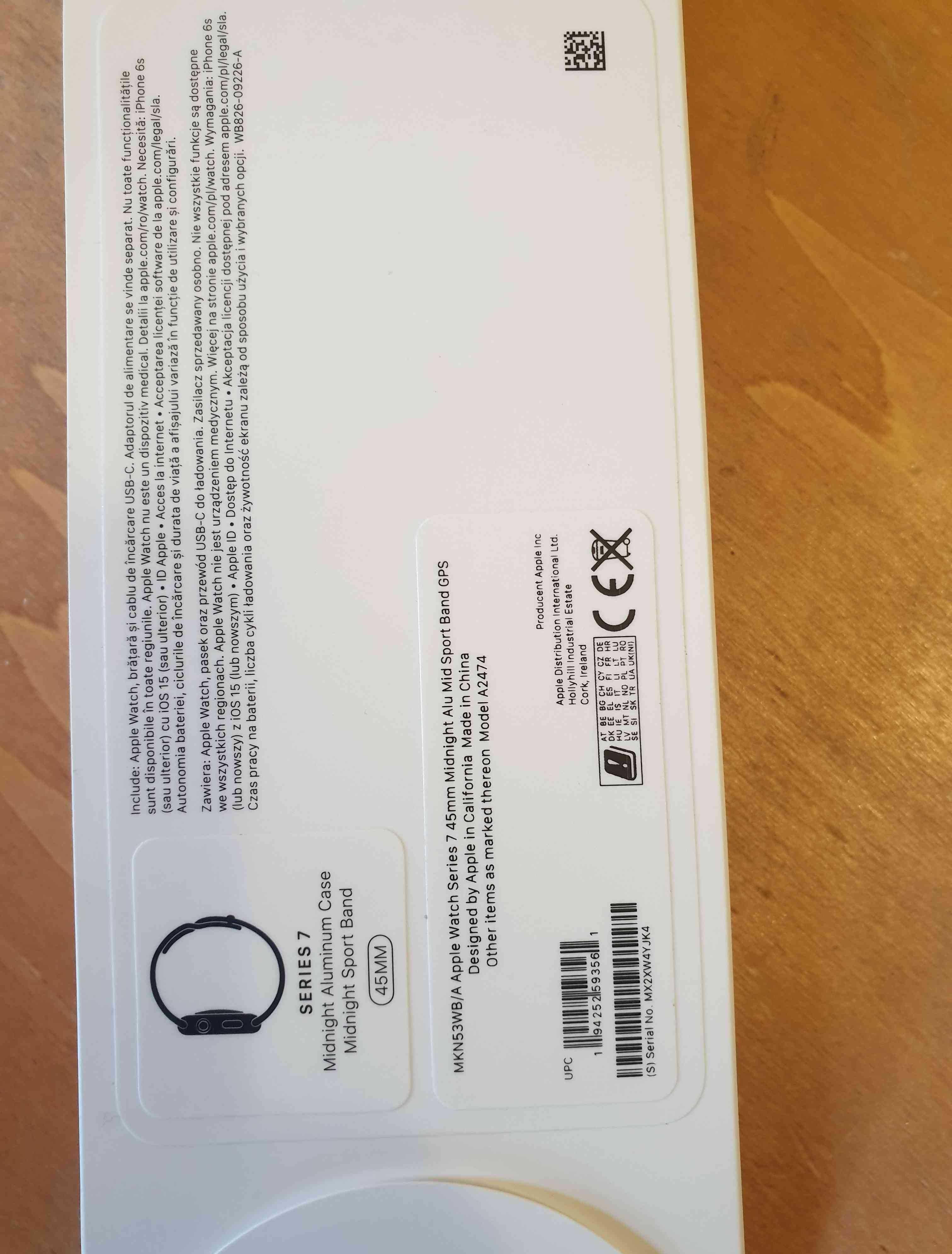 De vanzare Apple Watch 7, nou, sigilat, ridicare personala din Sibiu
