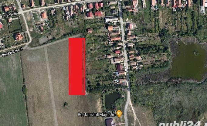 de  vanzare parcela teren, in Sacalaz, langa vatra satului cu utilitati apa, gaz, curent 21000 euro