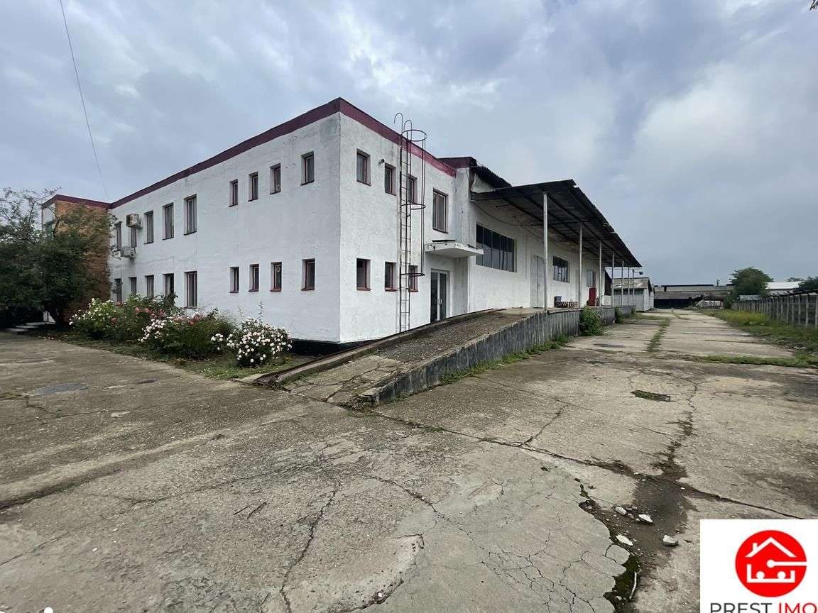 De vanzare spatiu industrial cu hale si platforma betonata cu suprafat