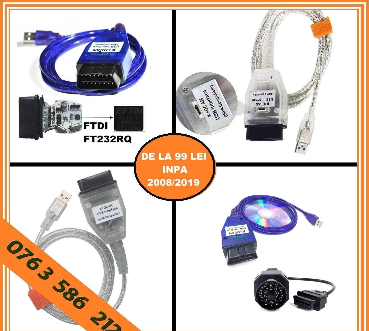 Diagnoza BMW SeriaE/F/G93-2018 ISTA INPA NCS Tester K+DCAN FTRL232RqRL