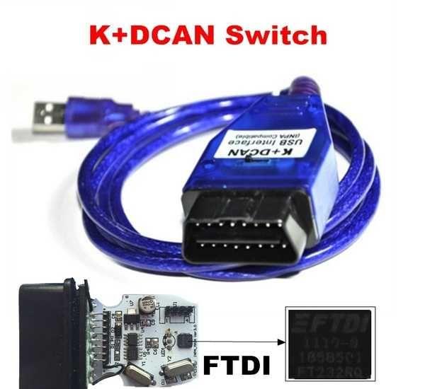 Diagnoza BMW SeriaE/F/G93-2018 ISTA INPA NCS Tester K+DCAN FTRL232RqRL