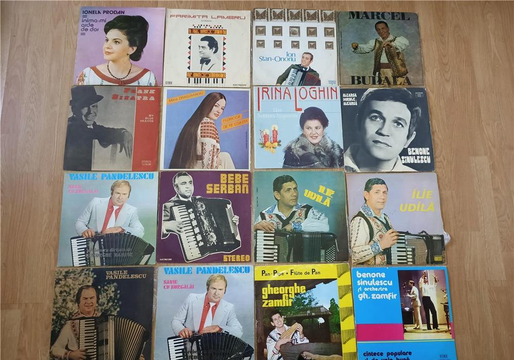 Discuri vinil cu muzica romaneasca, peste 100 de discuri