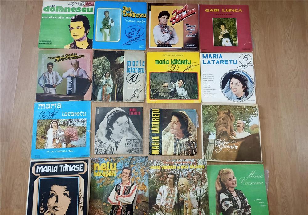 Discuri vinil cu muzica romaneasca, peste 100 de discuri