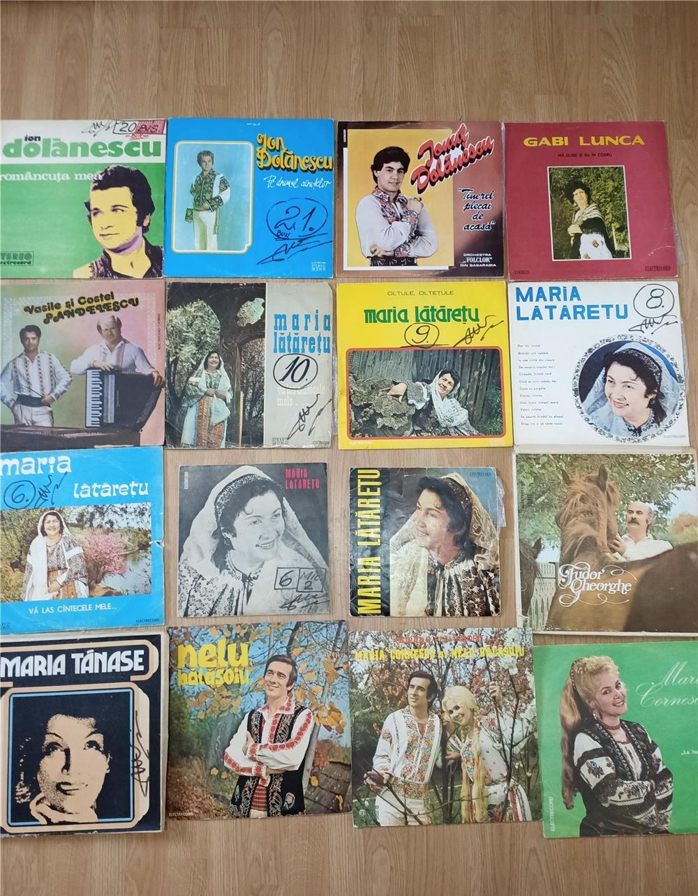 Discuri vinil cu muzica romaneasca, peste 100 de discuri
