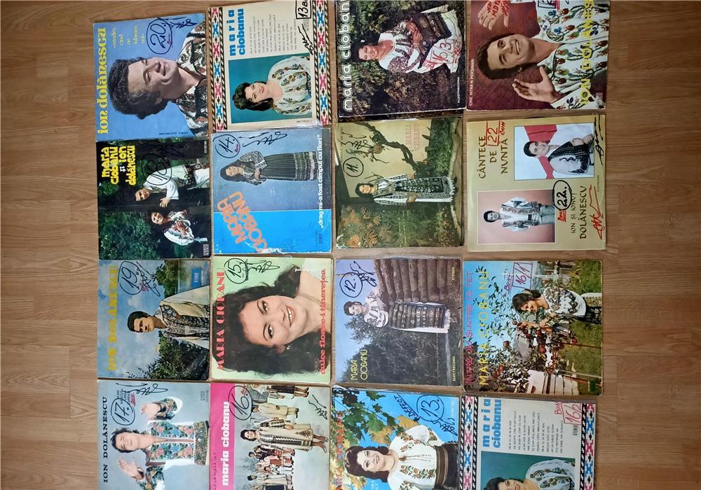 Discuri vinil cu muzica romaneasca, peste 100 de discuri
