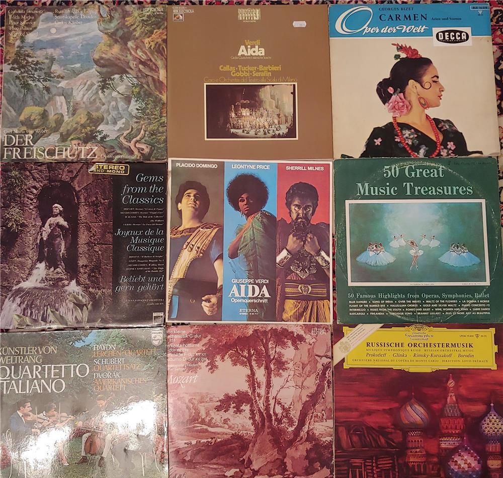 Discuri vinil originale cu muzica clasica