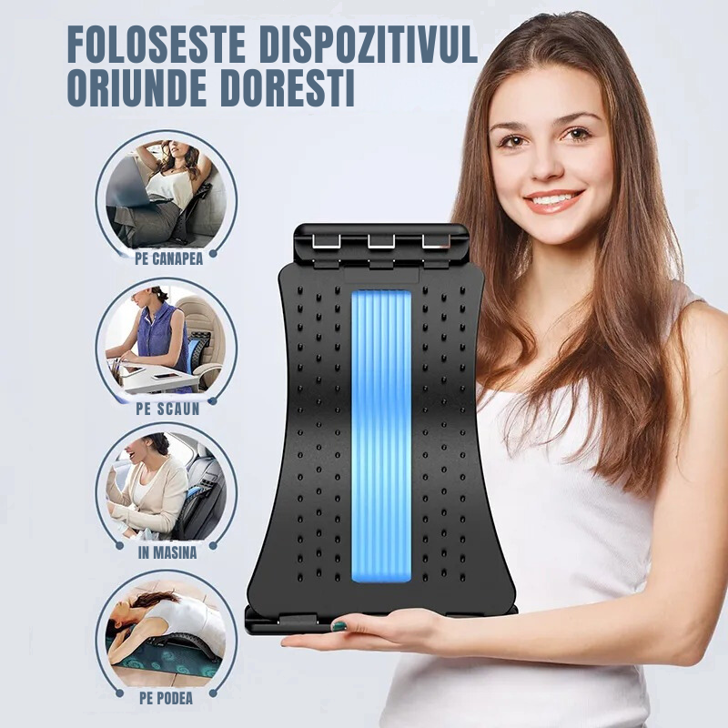 Dispozitiv pentru zona lombara 3 in 1