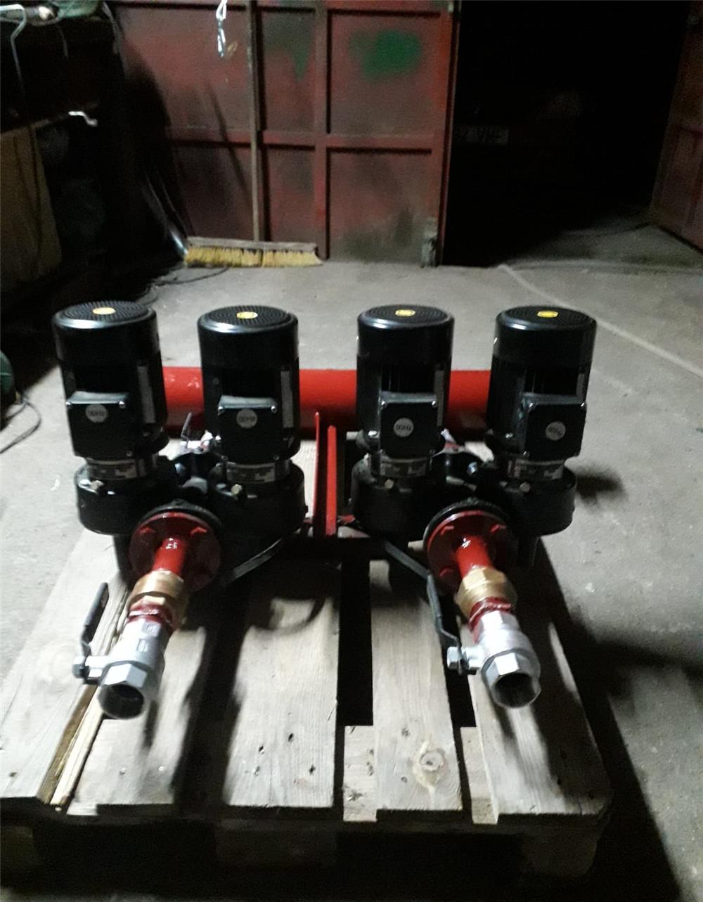 Distribuitor agent termic cu 2 circuite si 2 pompe duble Grundfos
