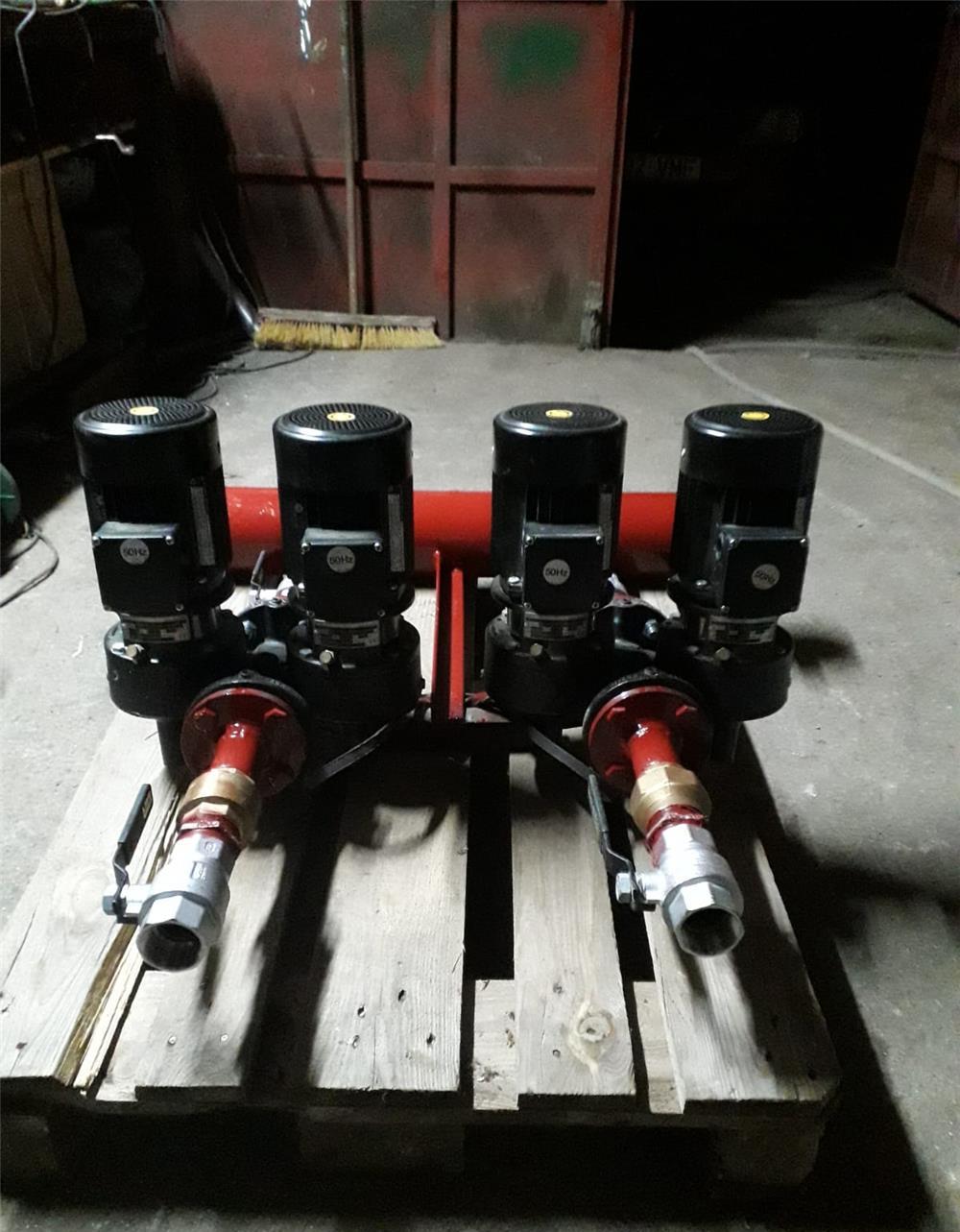 Distribuitor agent termic cu 2 circuite si 2 pompe duble Grundfos