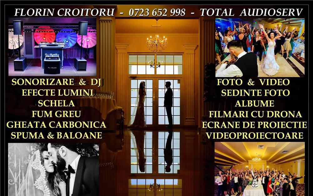 Dj,Sonorizare,Foto-Video,fum greu,lumini,gheata carbonica