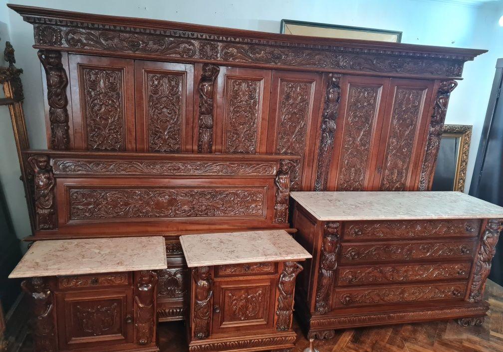 Dormitor lemn stil Renașterea
