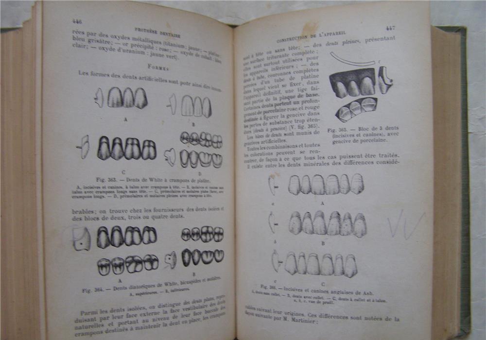 Dr.Edouard Friteau-Dentisterie operatoire,Anesthesie,Prothese- Paris,1912