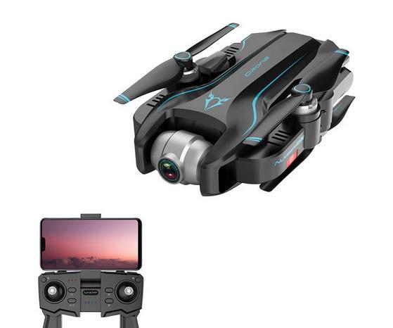 Drona / Quadcopter pliabil(a) - GPS / camera 4k - 3 baterii