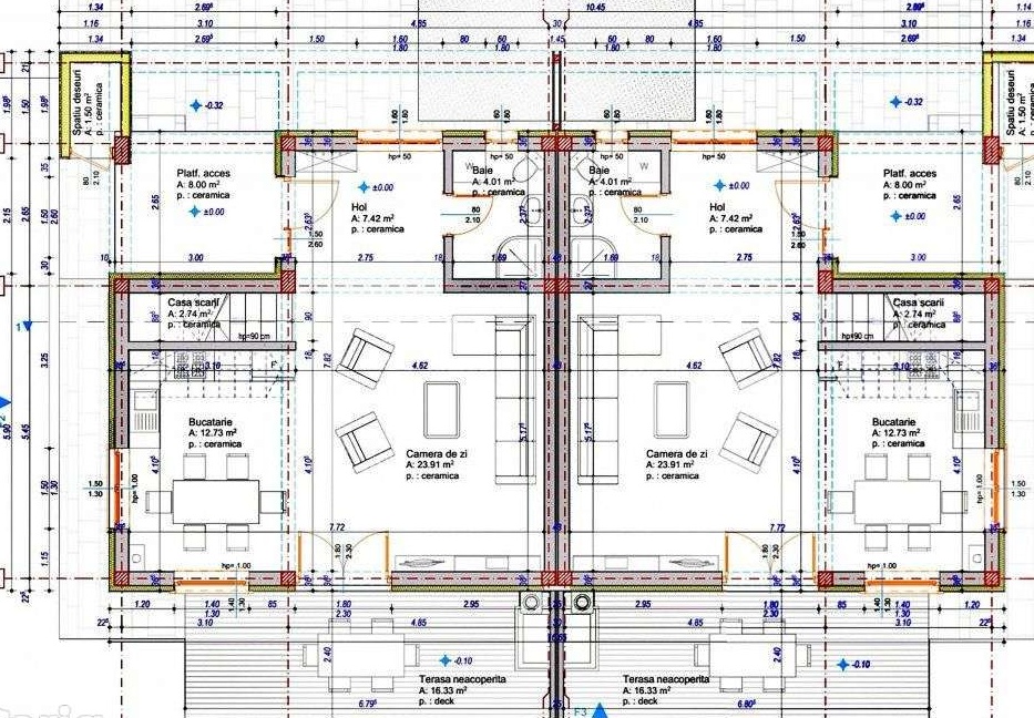 Duplex 120 mp, teren 200 mp, Baciu.