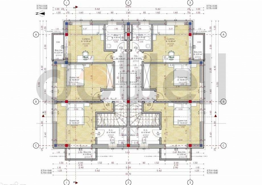 Duplex Spatios |Constructie Solida | Mosnita Noua, str Arinului | 110