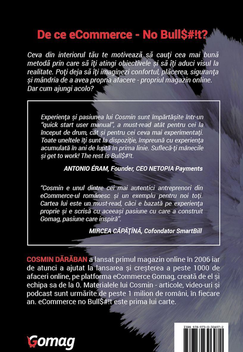 Ecommerce No Bull$#!t cosmin daraban Tot ce ai nevoie pentru a vinde online