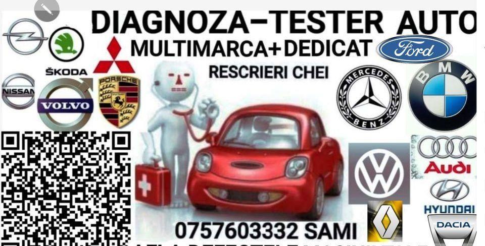 Efectuez TESTER-DIAGNOZA Auto MULTIMARCA sau dedicat cu test profesional