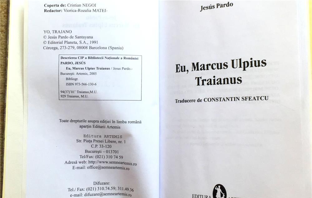 Eu, Marcus Ulpius Traianus, Jesus Prado