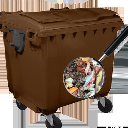 Eurocontainere  deseuri, tomberon pentru gunoi 660L / 770L / 1100L