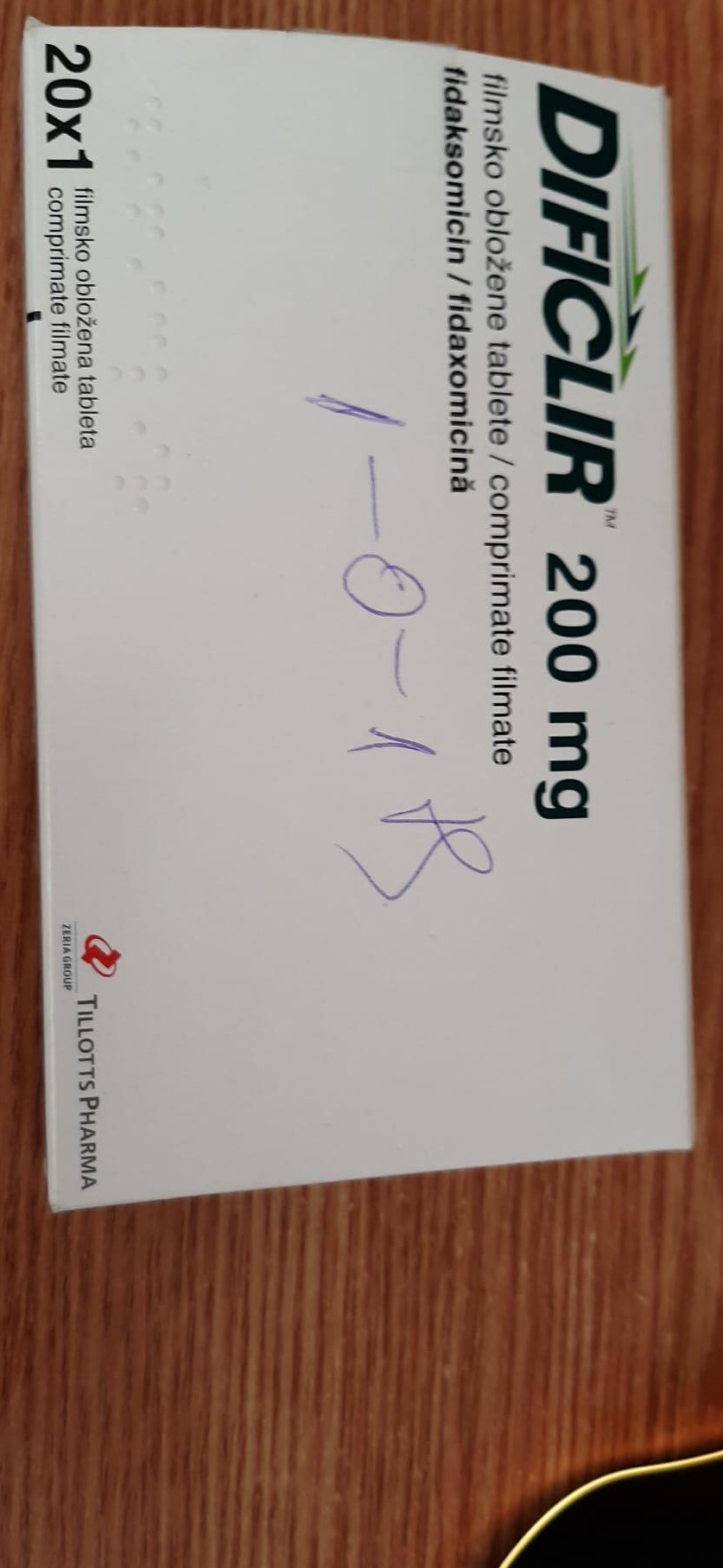 FIDAXOMICIN / Dificlir 200 mg