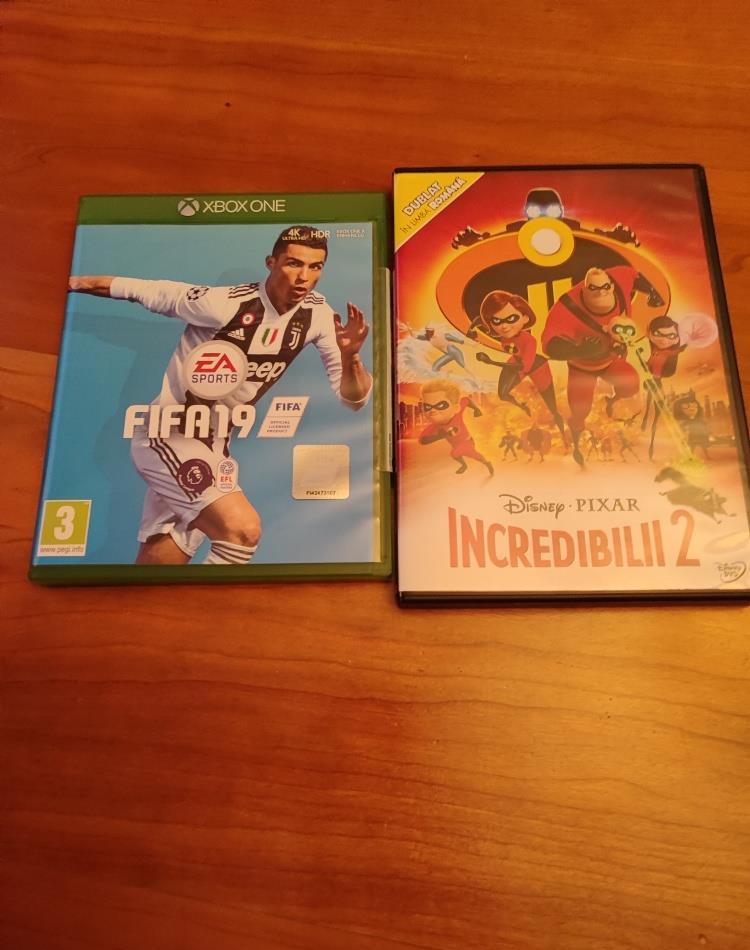 Film Incredibilli 2(dvd in limba romana) + Cadou Joc Fifa 19 Xbox One
