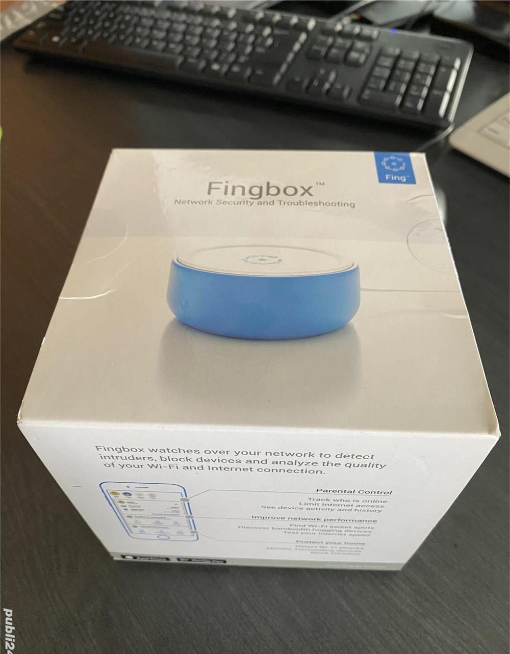 Fingbox Network Security System, Remote Home Monitoring, Parental Control