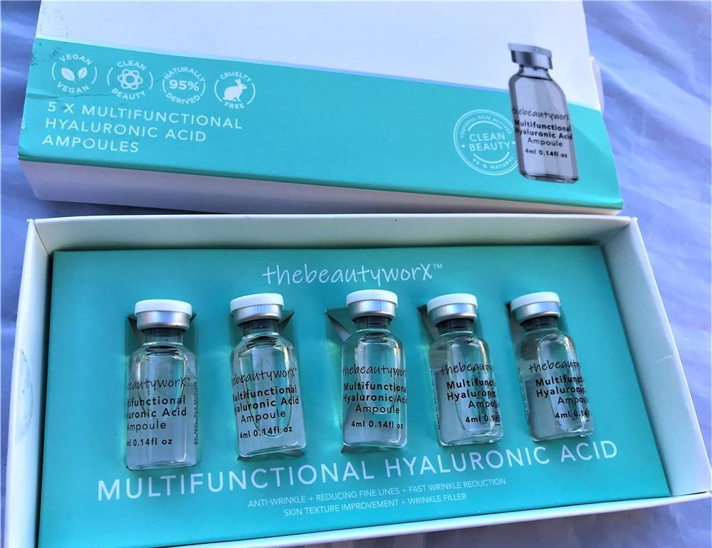 Fiole acid hialuronic multifunctional, acid alfa hidroxi