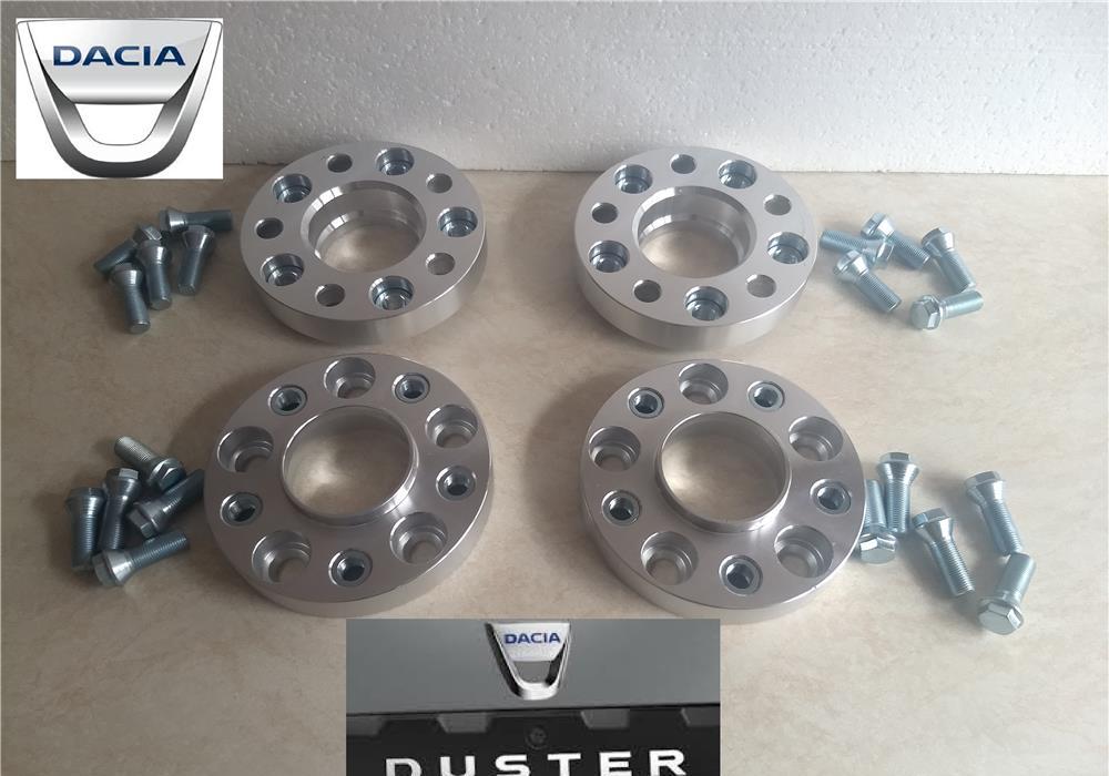 Flanse Distantiere Dacia Duster 25 mm cu prindere dubla Prezoanele incluse