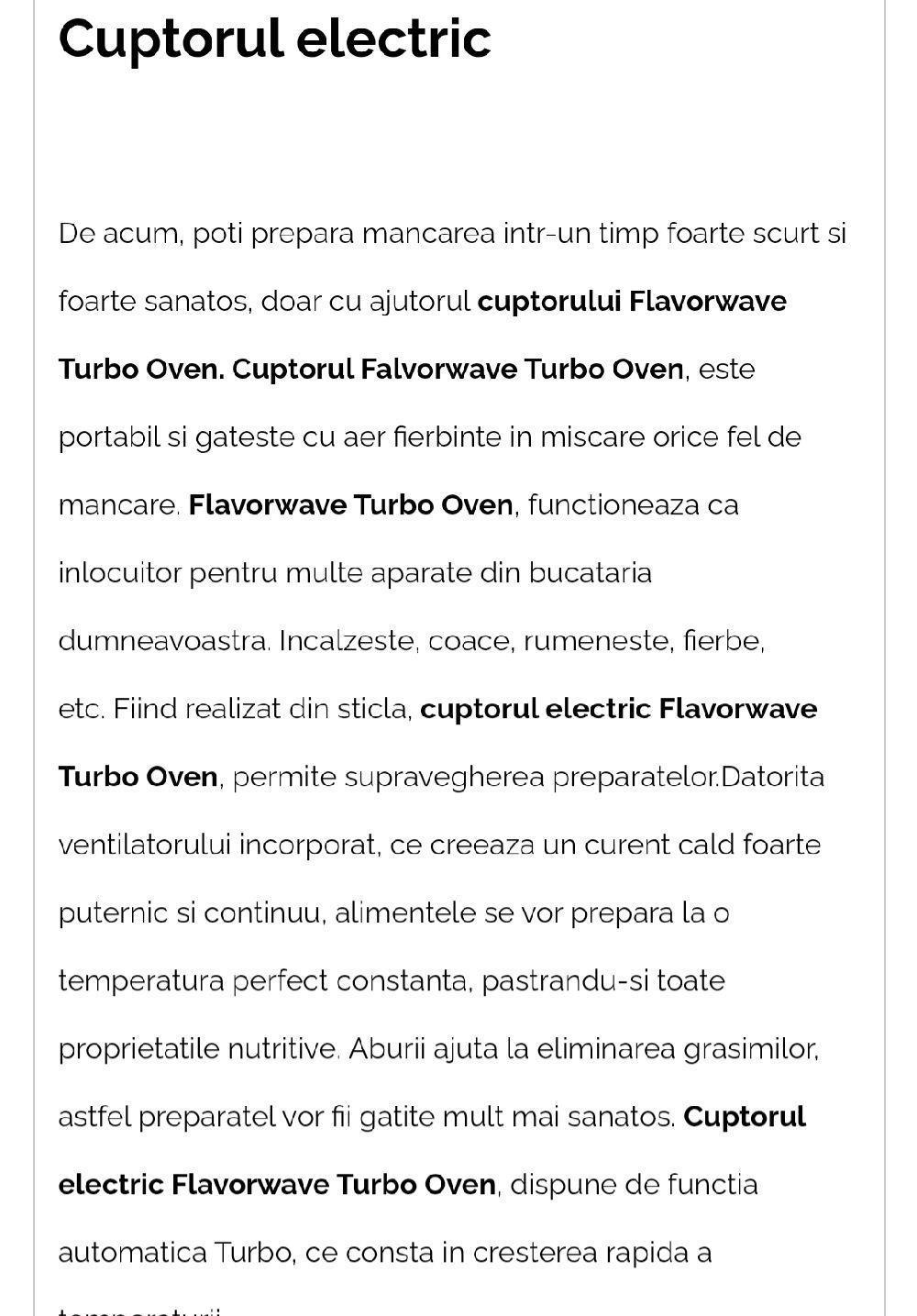 Flavor Wave turbo