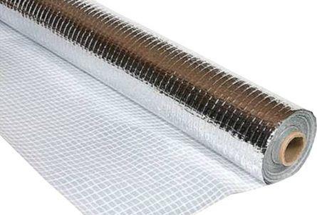 Folie aluminizata , folie aluminiu armat 75 m /rola, bariera de vapori