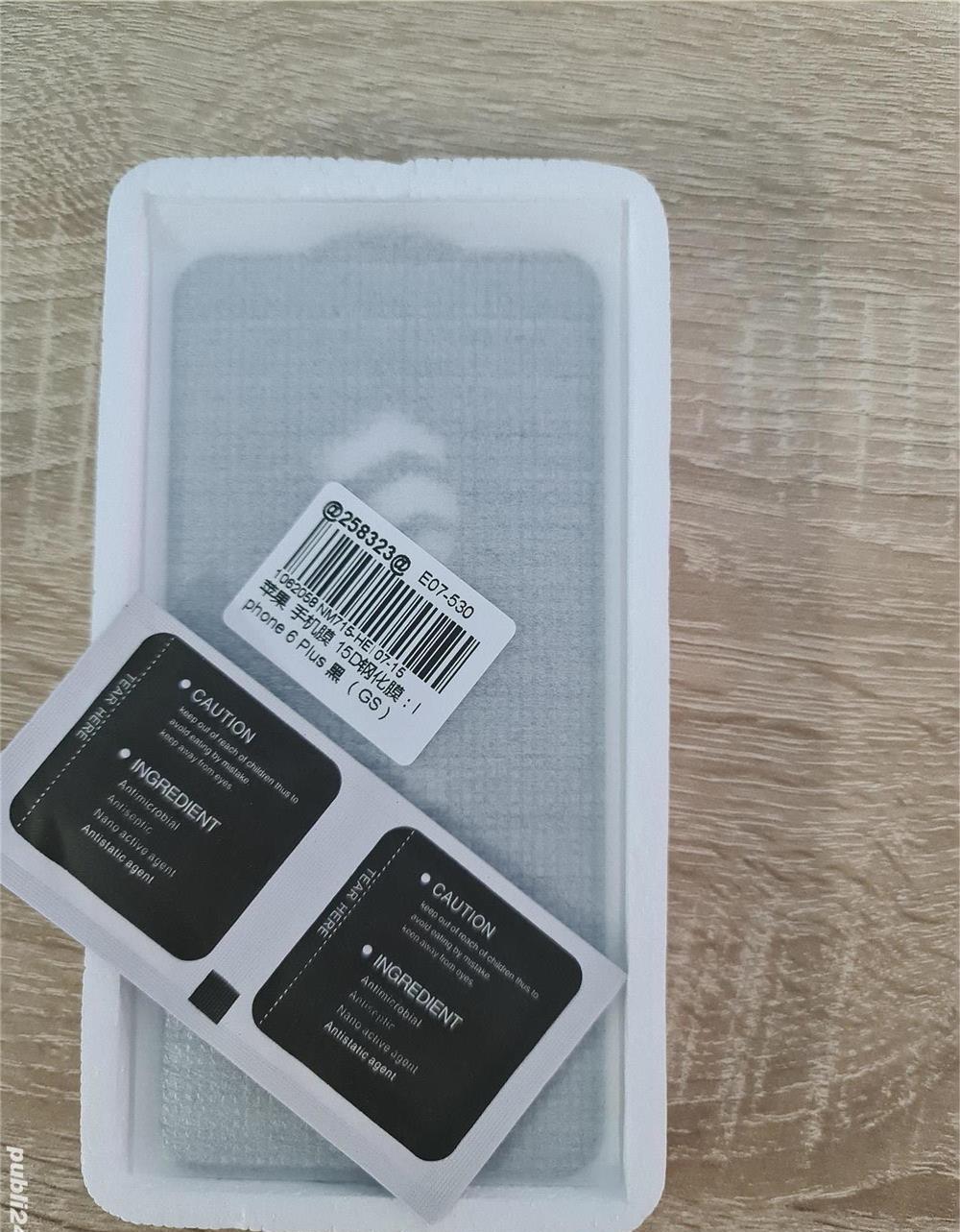 Folie din sticla securizata iPhone 6 Plus/ folie protectie