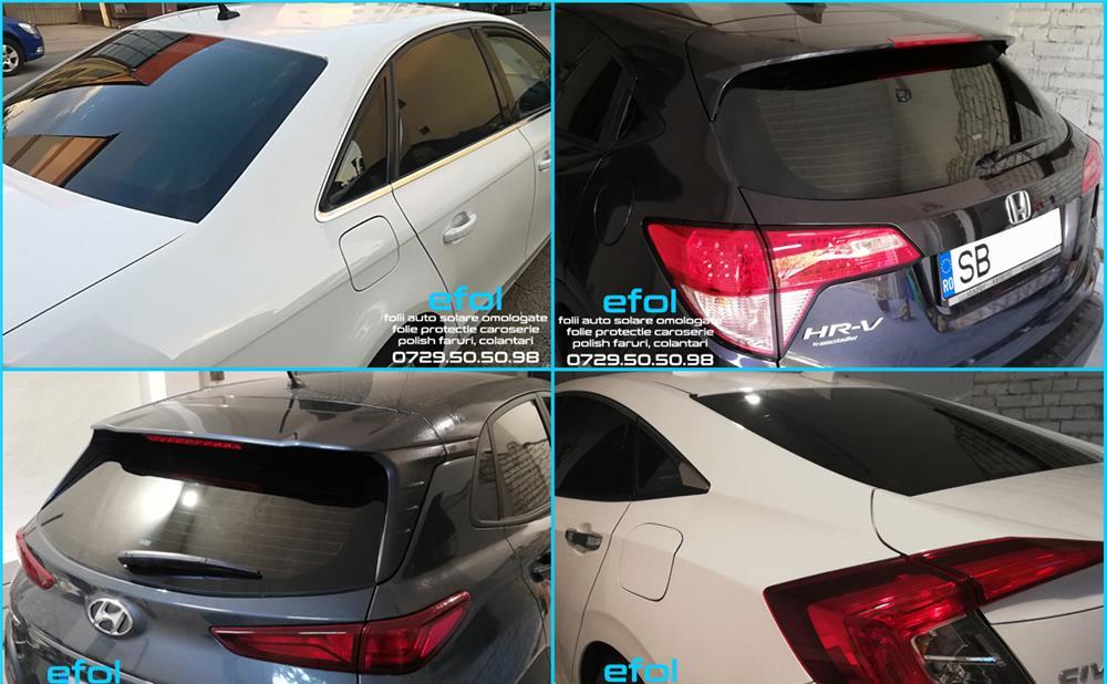 Folii auto solare, polish faruri, folie protectie
