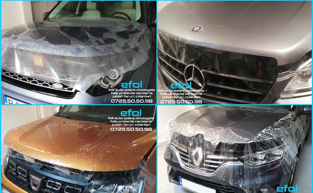 Folii auto solare, polish faruri, folie protectie