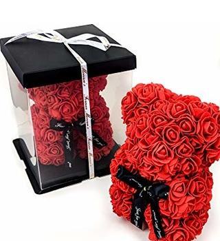 Forever Teddy rose bear ( Urs din trandafiri spuma), 25 -30 cm sau 40 cm