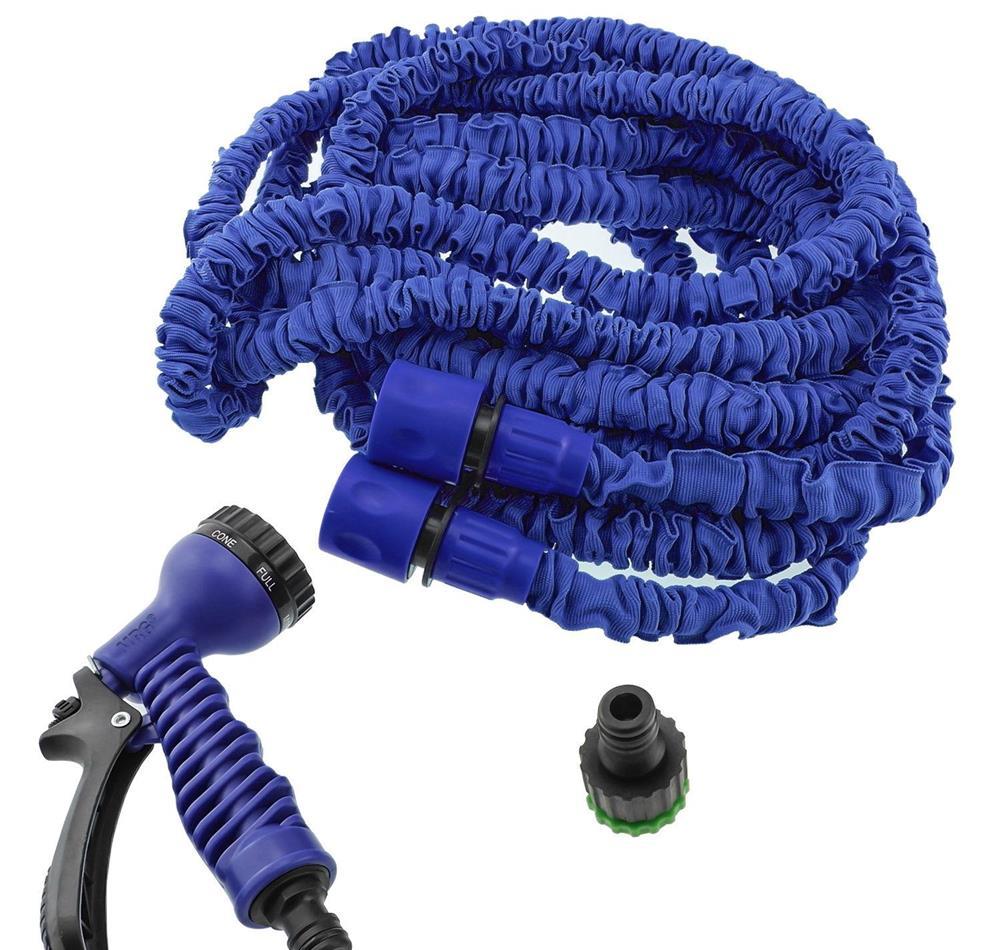 Furtun Extensibil MRG M-479, 60 m, Pistol cu 7 pozitii inclus, Albastru C479
