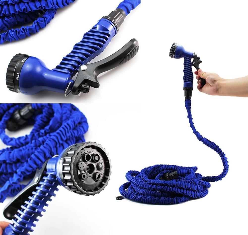 Furtun Extensibil MRG M-479, 60 m, Pistol cu 7 pozitii inclus, Albastru C479
