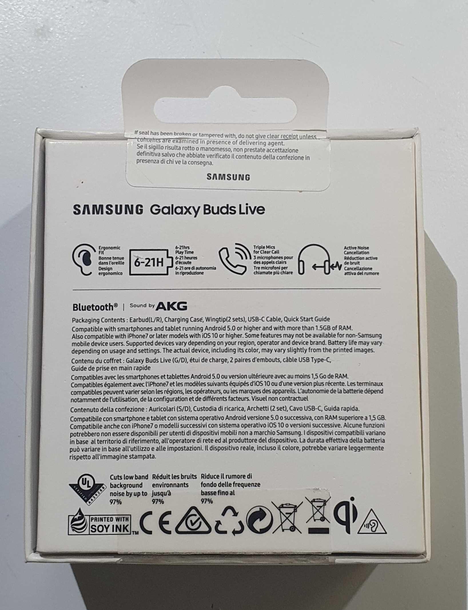Galaxy Buds Live NOI
