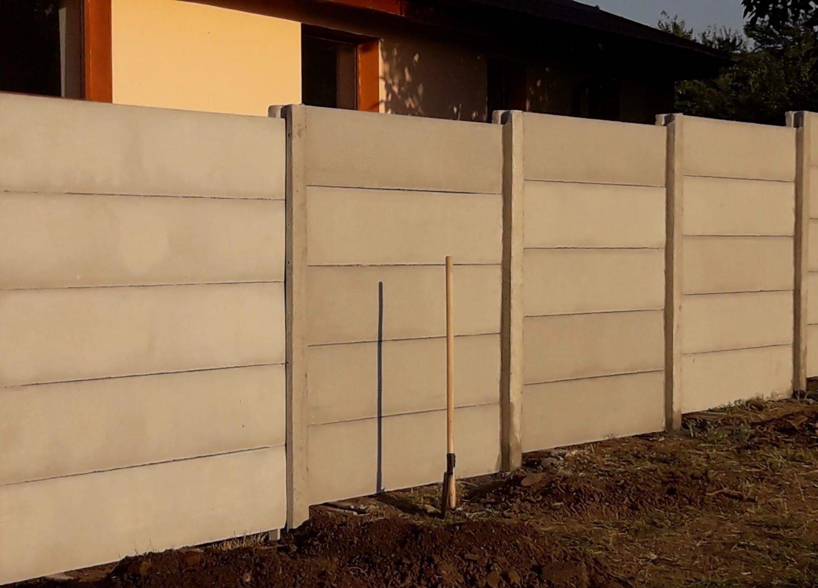 Gard Plăci Beton Gard Simplu