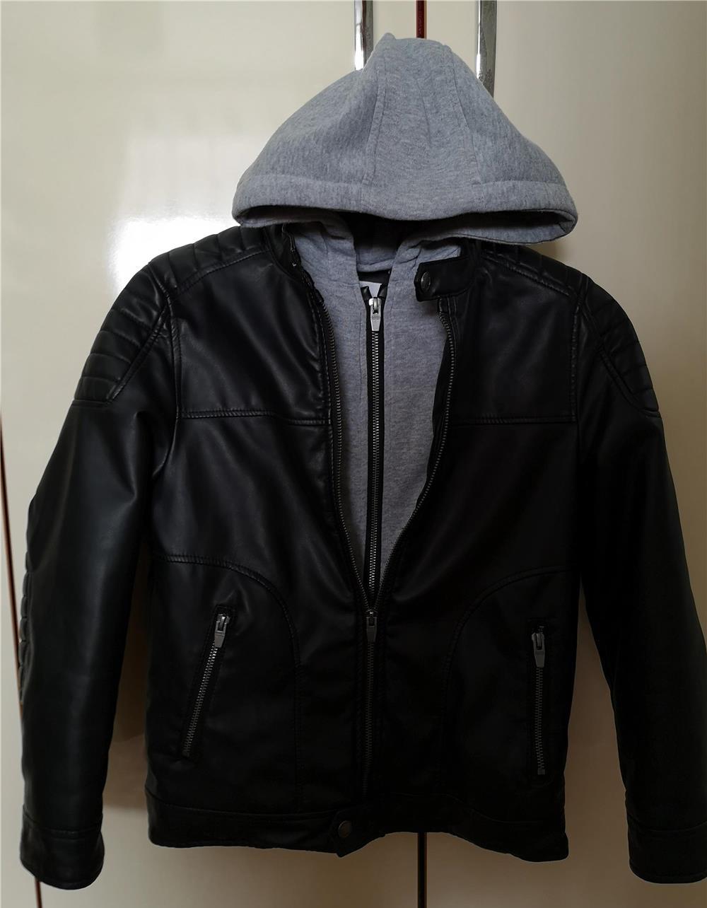 Geaca biker băiat 9 - 10 ani