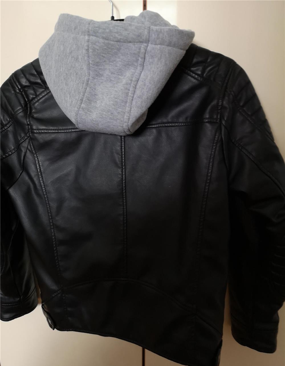 Geaca biker băiat 9 - 10 ani