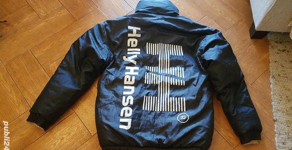Geaca puf helly hansen 2 fețe puf de gasca