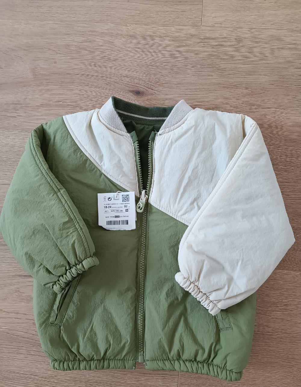 Geacă ZARA reversibila 18-24 luni NOUA