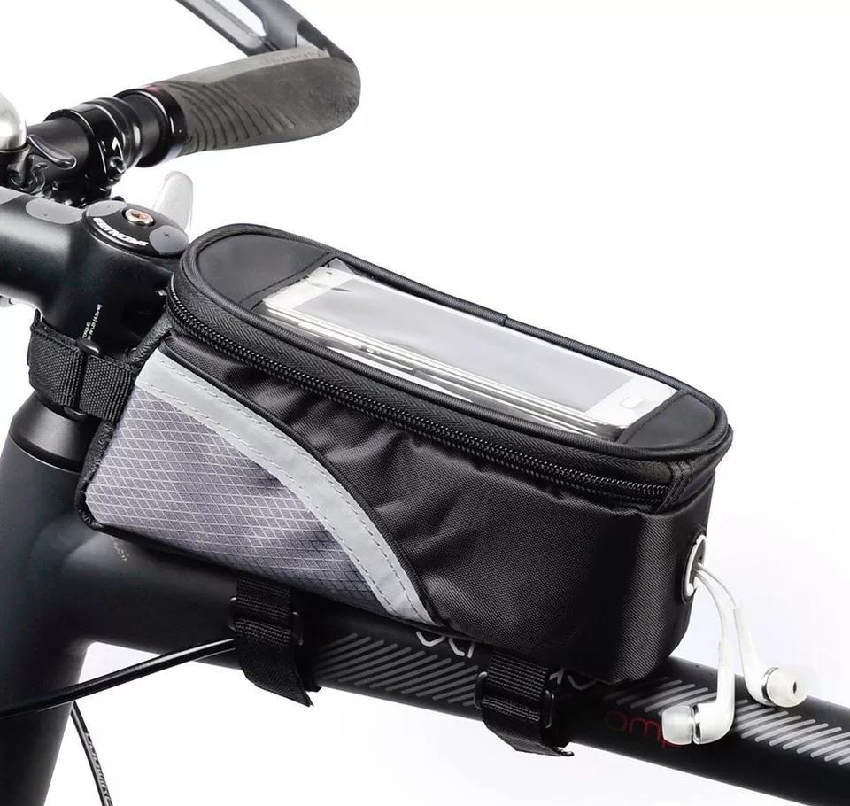 geanta borseta cadru ghidon de bicicleta pentru smartphone, telefon