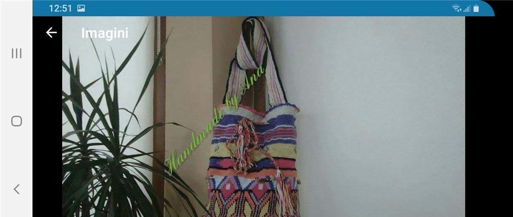 Geanta unicat, crosetata manual, accesoriu cochet