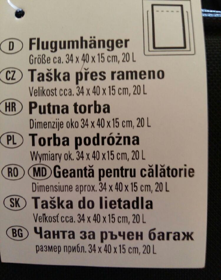 Genti bagaj de mana
