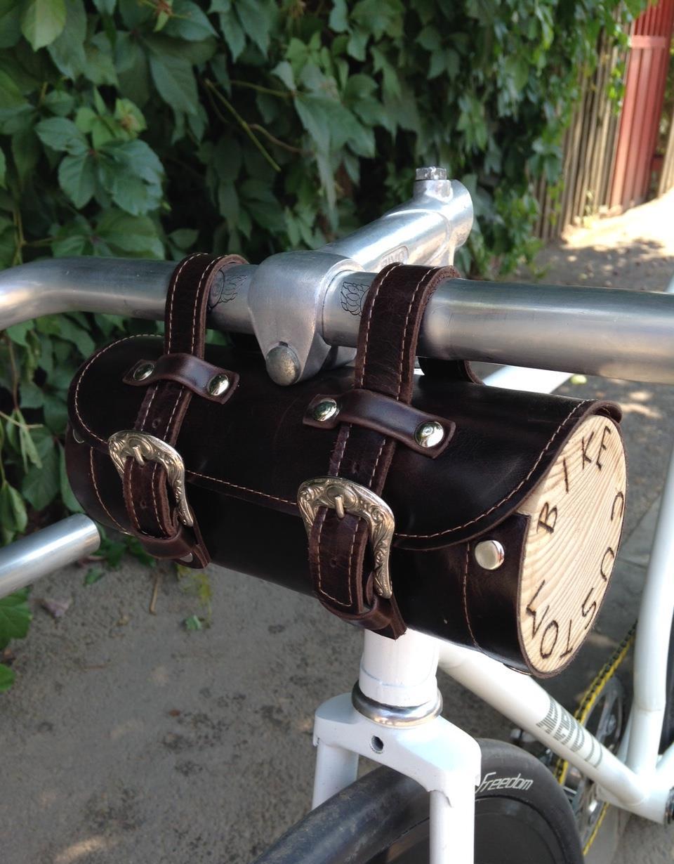 Gentuta Bicicleta Vintage - Piele Naturala