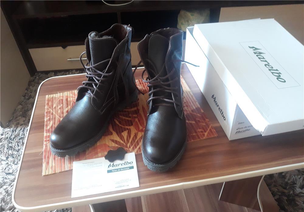 Ghete iarna din piele