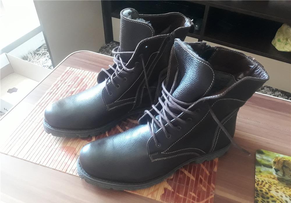 Ghete iarna din piele